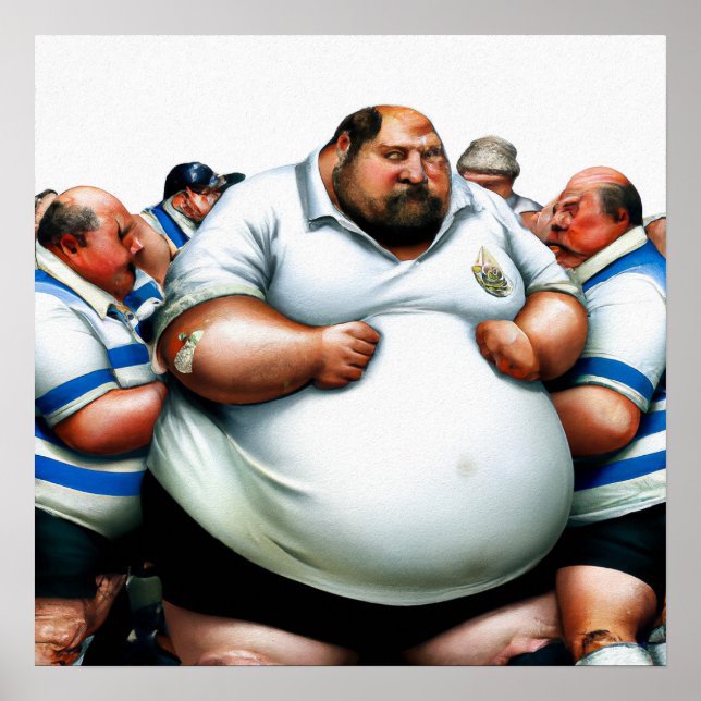 Poster Rugby Prop - Rugby Art Print (Devant)