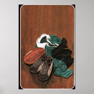 Poster Rugby vintage