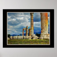 Ruines antiques à Athènes Grèce