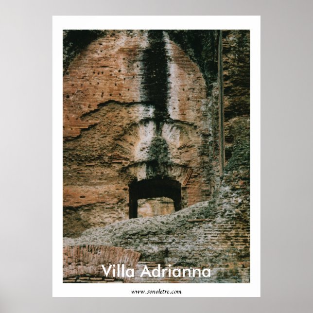 Poster Ruines de la Villa Adrianna (Devant)
