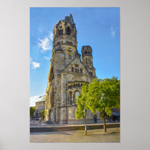 Poster Ruines de l'église Kaiser Wilhelm, Berlin