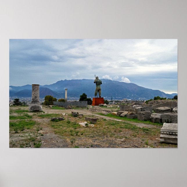 Poster Ruines de Pompéi (Devant)