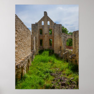 Poster Ruines des pièces vides