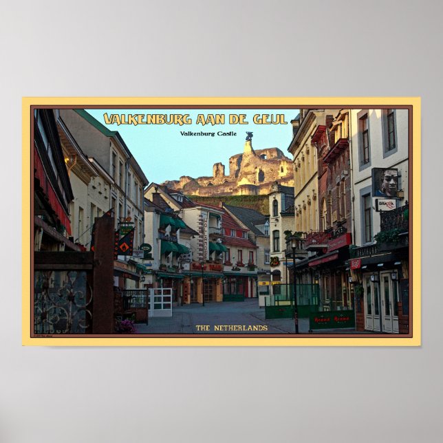 Poster Ruines du château de Valkenburg (Devant)