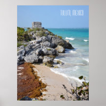 Ruines Mayas de Tulum au Mexique Souvenir de Voyag
