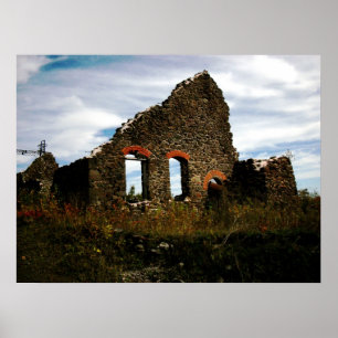 Poster Ruines minières Hancock Michigan Photo