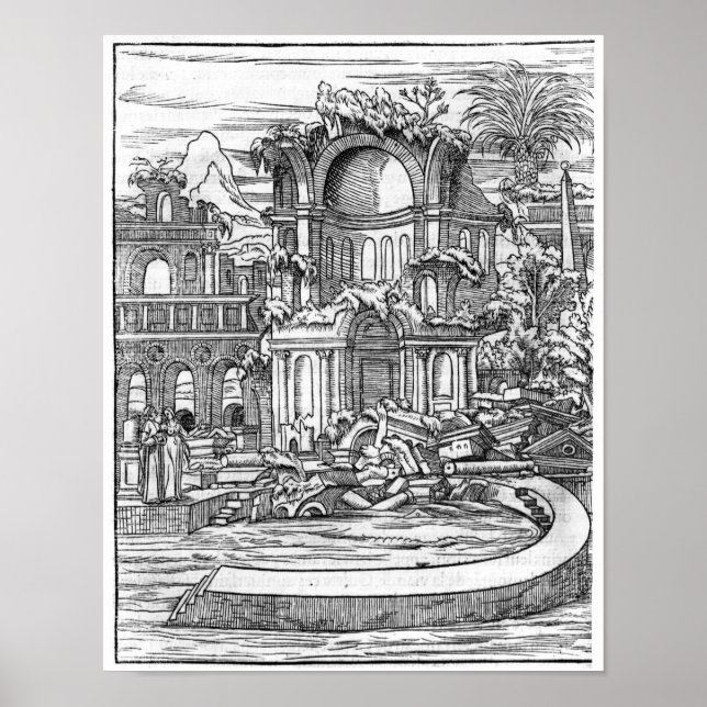 Poster Ruines romaines (Devant)