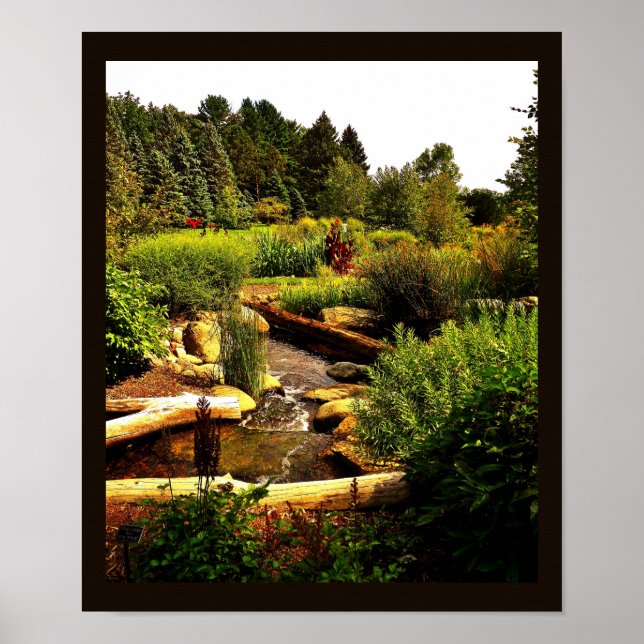 Poster Ruisseau Winding (Devant)