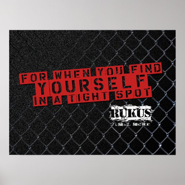 Poster RUKUS Fight Gear (Devant)