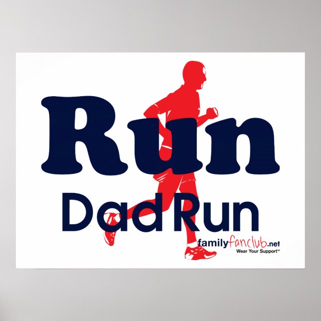 Poster Run Daddy Run (Devant)