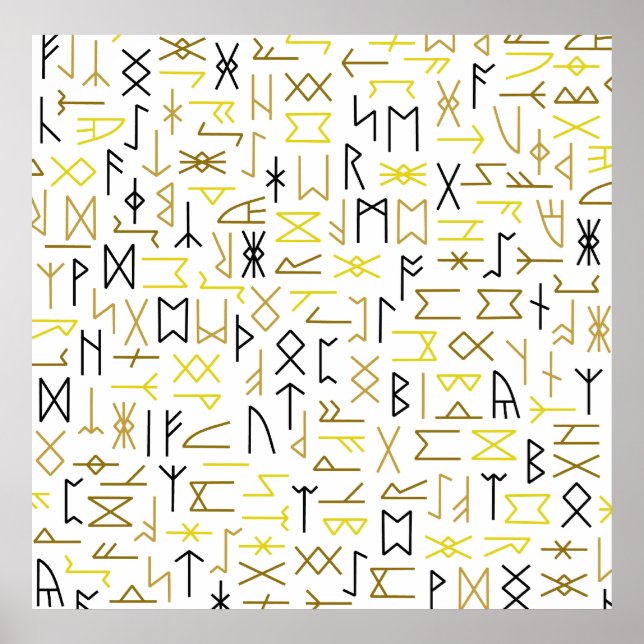 Poster Runes (Devant)