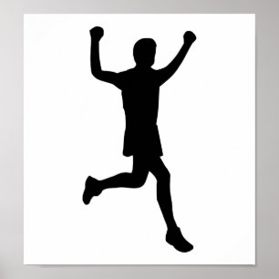 Poster Runner running
