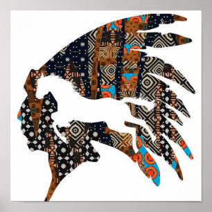 Poster Running Horse Indian