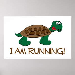 Poster Running Tortoise