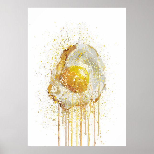 Poster Runny Egg (Devant)