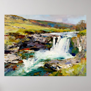 Poster "Rush of the Dales" - Un paysage du Yorkshire