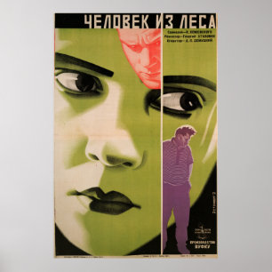 Poster russe d'avant-garde pour imprimer
