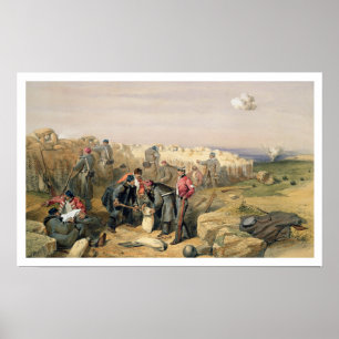 Poster Russian Rifle Pit (now British), plate from 'The S