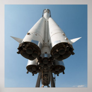 Poster Russian spaceship Vostok