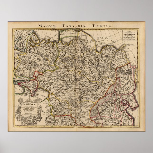 Poster Russie, Chine, Asie (Devant)