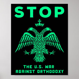 Poster Russie orientale orthodoxe chrétienne anti-guerre 