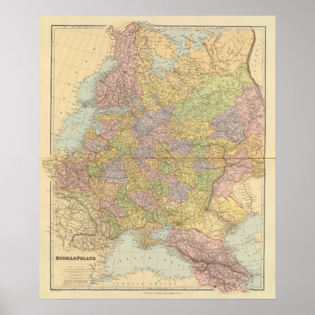 Poster Russie, Pologne (Devant)