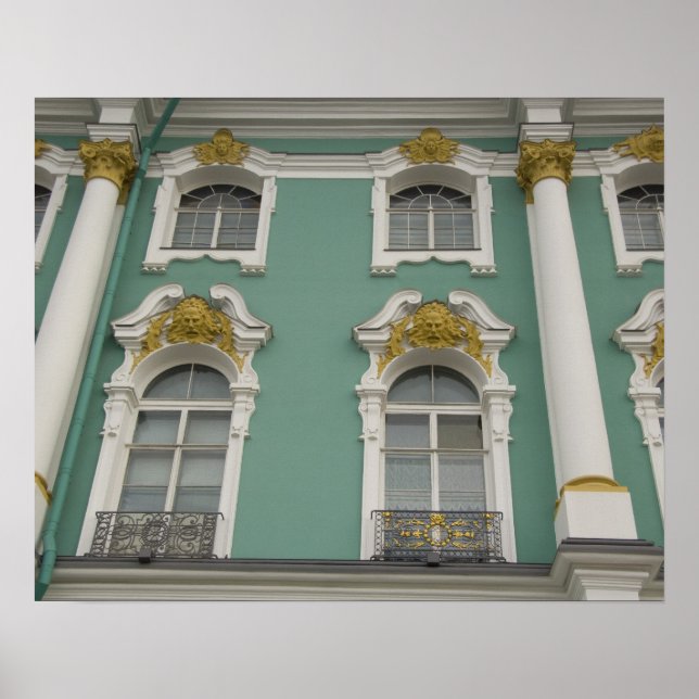 Poster Russie, Saint-Pétersbourg, L'Ermitage (aka 6 (Devant)