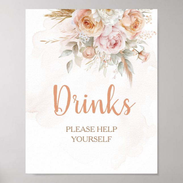 Poster Rustic Floral n'est-elle pas Onederful Birthday Bo (Devant)