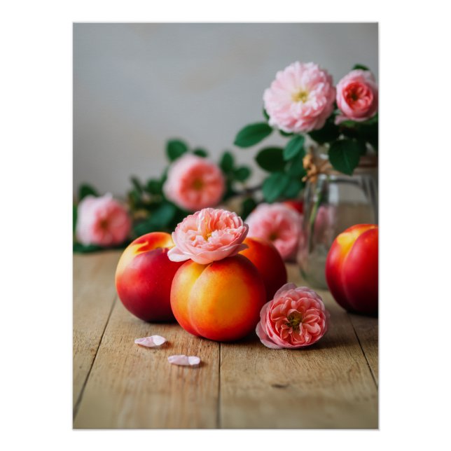 Poster Rustic Peach Beauty (Devant)