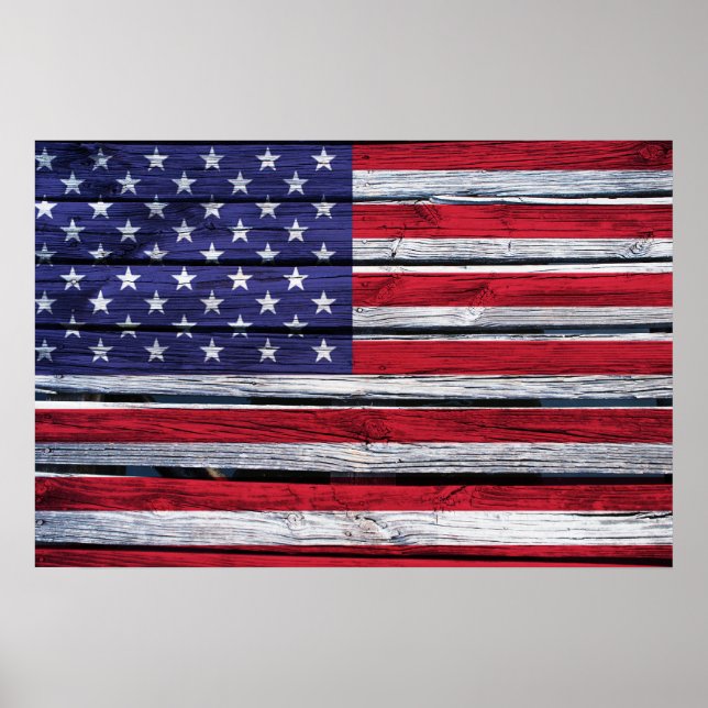 Poster Rustic Wood (Devant)