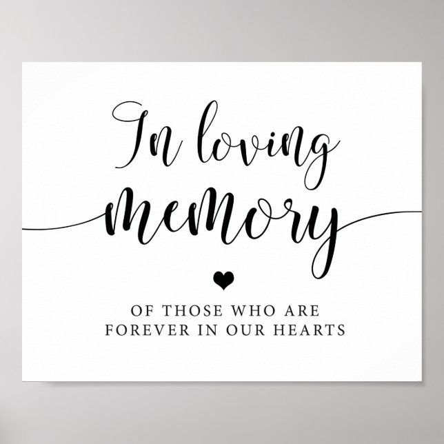 Poster Rustique dans l'amour mémoire Mariage panneau du s (Devant)