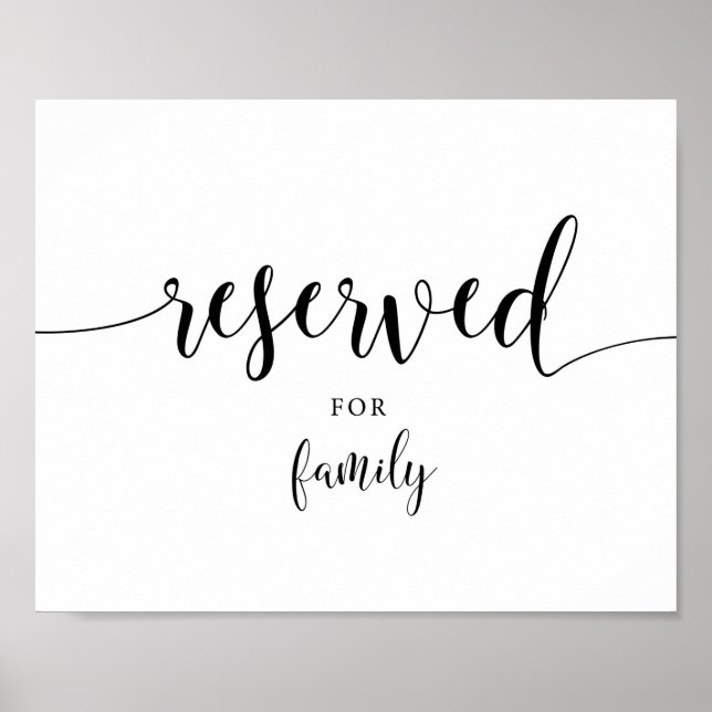 Poster Rustique réservé pour la réception de mariage en f (Devant)