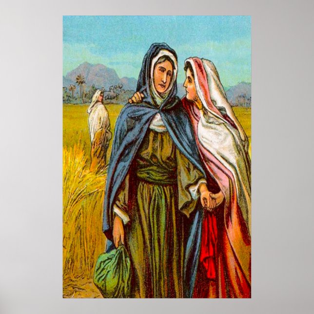 Poster Ruth 1 Ruth Aller Avec L'Affiche Naomi (Devant)