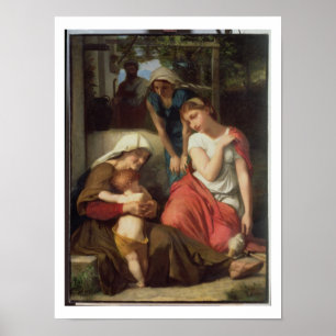 Poster Ruth et Naomi, 1859 (huile sur toile)