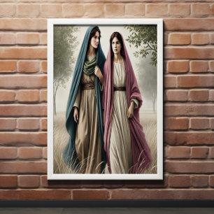 Poster Ruth marche ensemble avec courage et amour