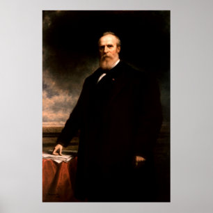 Poster RUTHERFORD B. HAYES Portrait de Daniel Huntington