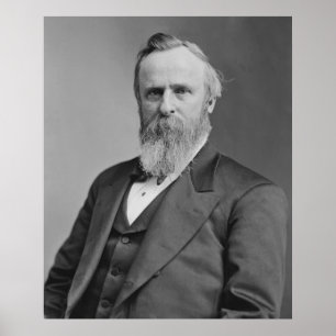Poster Rutherford B. Hayes Portrait par Mathew Brady