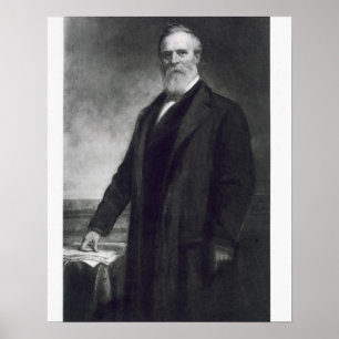 Poster Rutherford Birchard Hayes, 19ème président du uni