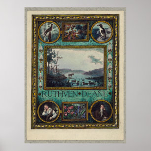 Poster Ruthven Deane, Mme Frank S. Hatch Bookplate Birds
