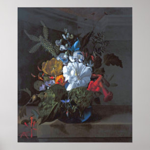 Poster Ruysch - Trompette du Diable, Cactus, Branche de F