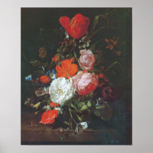 Poster Ruysch - Vase Avec Fleurs