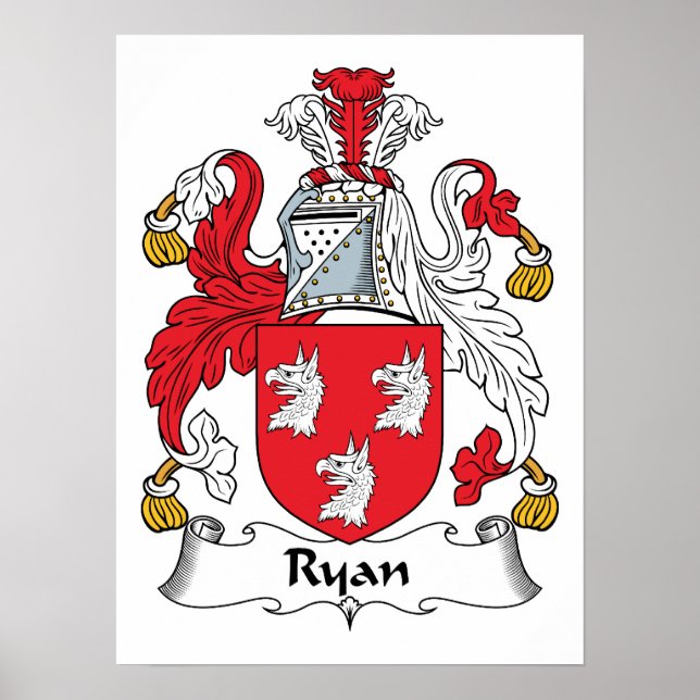 Poster Ryan Family Crest (Devant)