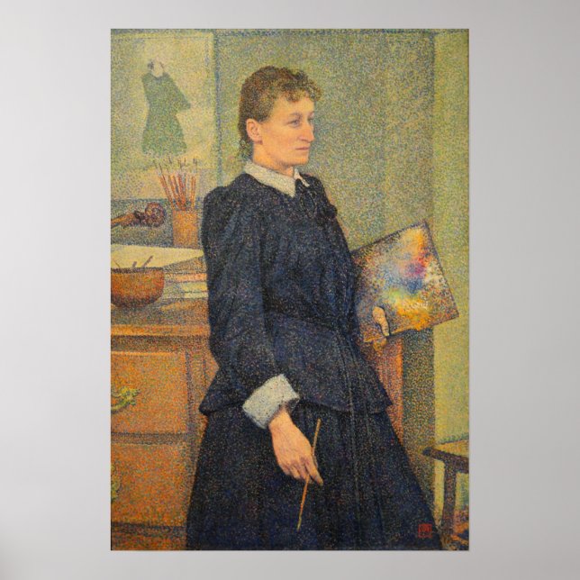 Poster Rysselberghe - Anna Boch 1889 (Devant)