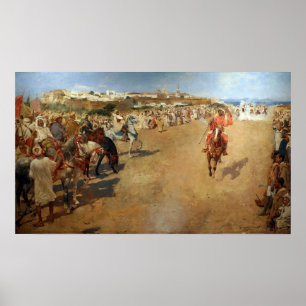 Poster Rysselberghe - Imaginaire arabe 1884