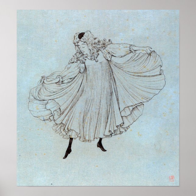 Poster Rysselberghe - Loie Fuller 1893 (Devant)