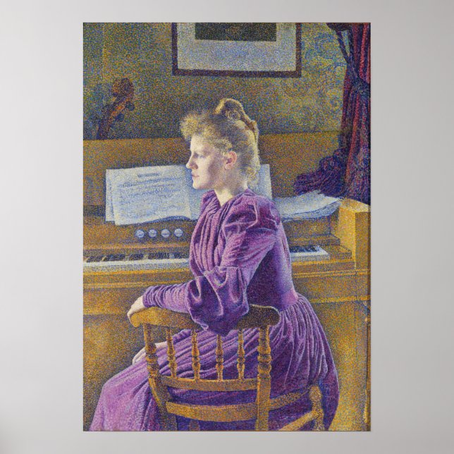 Poster Rysselberghe - Maria Sethe 1891 (Devant)