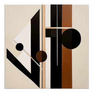Poster Rythme Abstrait