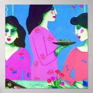 Poster Rythme et racines