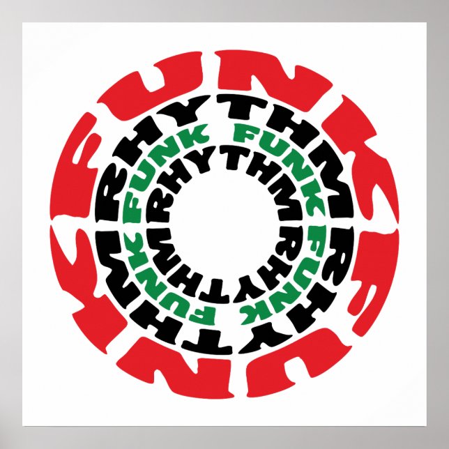 Poster Rythme funk Funk Rhythme funk (Devant)