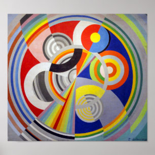 Poster Rythme n° 1   Robert Delaunay  